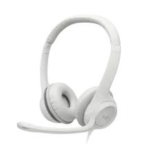 Logitech H390 Stereo USB Headset White with Microphone