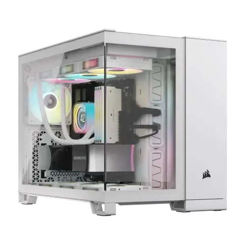 Corsair 2500X Mid-Tower Dual Chamber Casing White