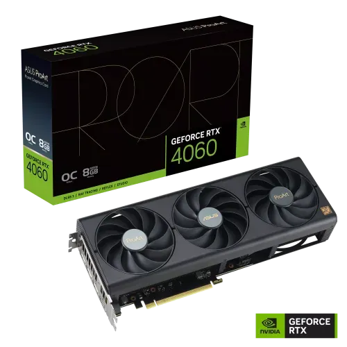 ASUS ProArt GeForce RTX 4060 OC Edition 8GB GDDR6 Graphics Card