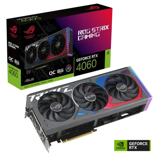 ASUS ROG Strix GeForce RTX 4060 OC Edition 8GB GDDR6 Graphics Card